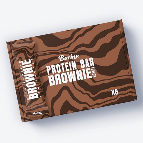 Packaging design for protein bars.
