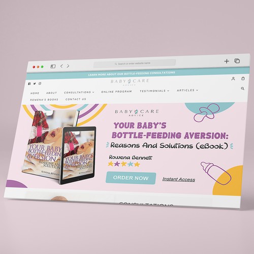 Baby Care Ebook Banner