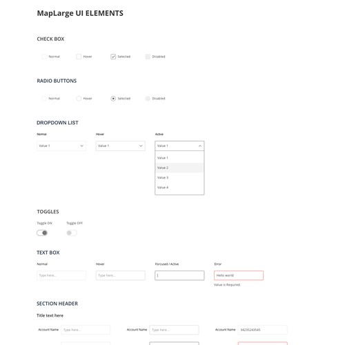 Map Large UI Elements 