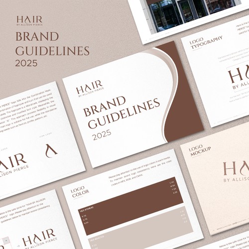 Brand Guidlines for Hair Logo