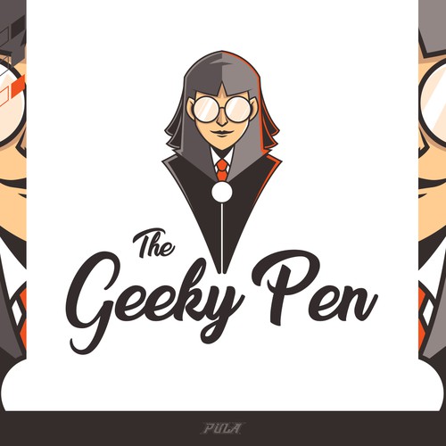 Geeky logo for board game translation agency