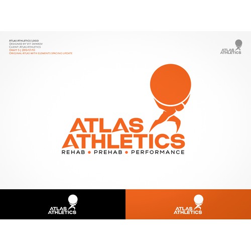 Atlas Athletics Branding Identity Package