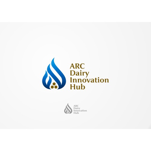 Create a logo for a collaborative research venture in dairy science innovation