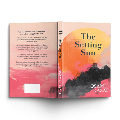 Book cover design. - Osamu Dazai