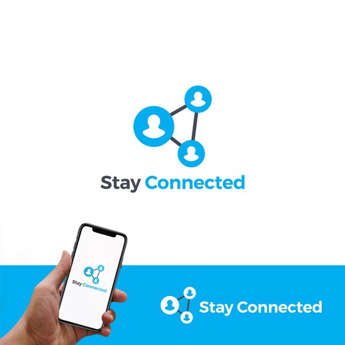 Making a logo concept for Stay Connected Apps