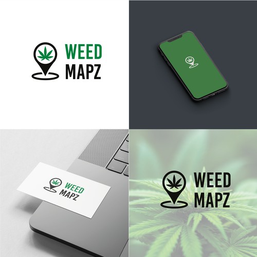 Logo for a cannabis website