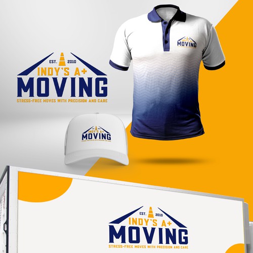 Indy's A+ Moving Company Logo Design
