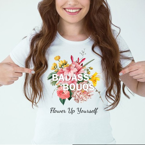 BadAss Bouqs Shirt Design