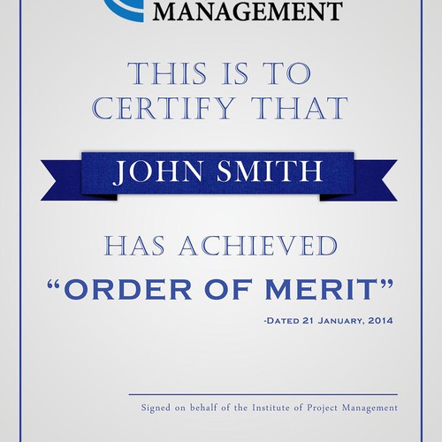 Certificate Design