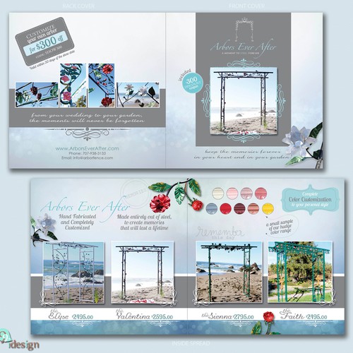 Create the next postcard or flyer for Arbors Ever After
