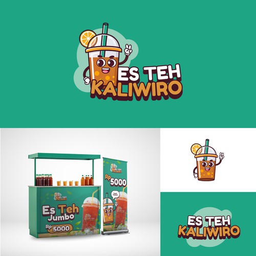 Es Teh Kaliwiro — Brand Identity & Booth Design