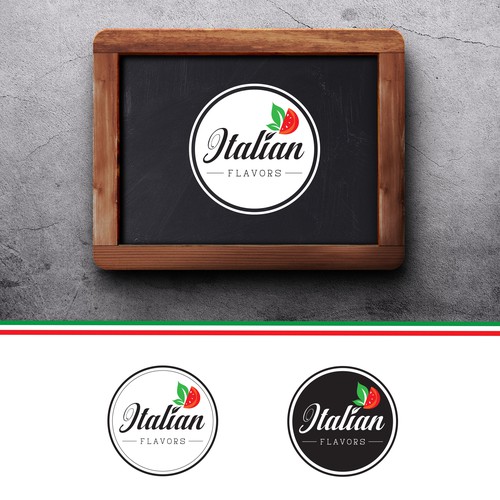 Logo for Italian Flavors Food Truck