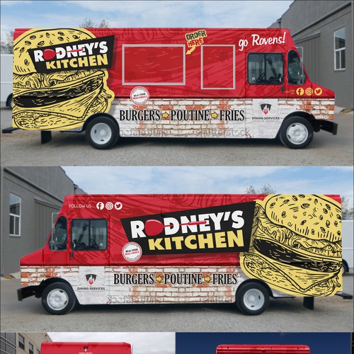 food truck wrap design