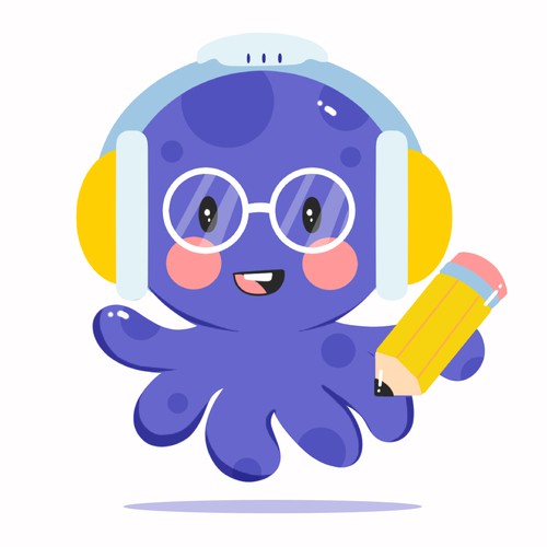 Cute Mascot For Artificial Inteligence