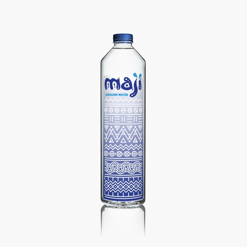 MAJI Alkaline Water - Logo & Label Design
