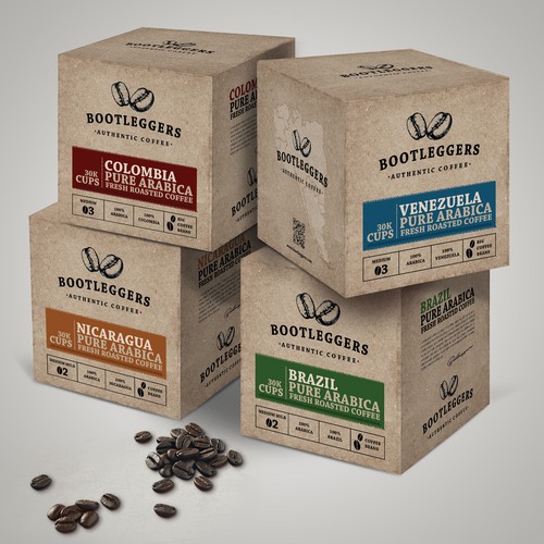 Concept Packaging : Bootleggers coffee