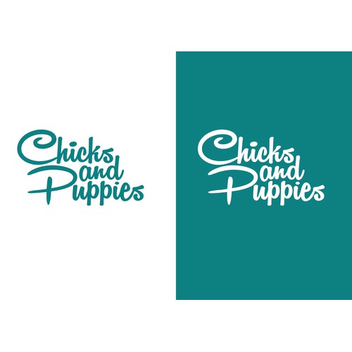 Create a logo for Chicks and Puppies nonprofit