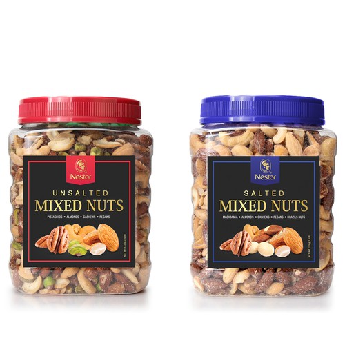 Mixed Nuts, label design