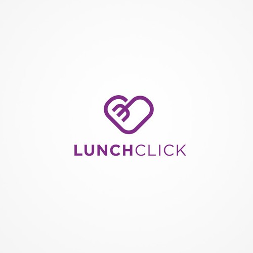 Minimal logo for a dating app 