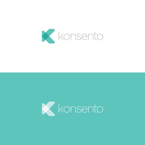 Abstract modern logo design for upcoming app for managing data privacy consents