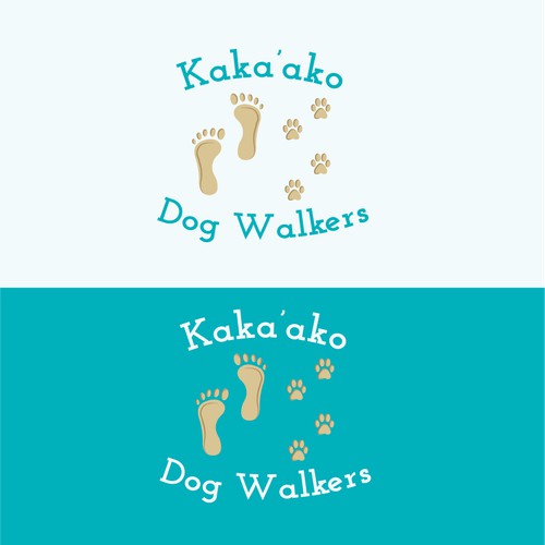 Kaka'ako Dog Walkers Logo