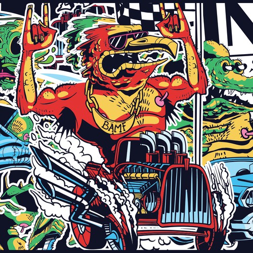 Ed Roth Style Road Rat Set