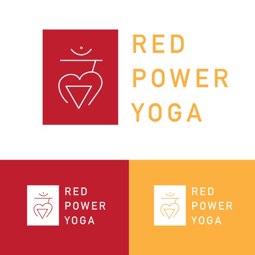 Logo concept for a yoga studo
