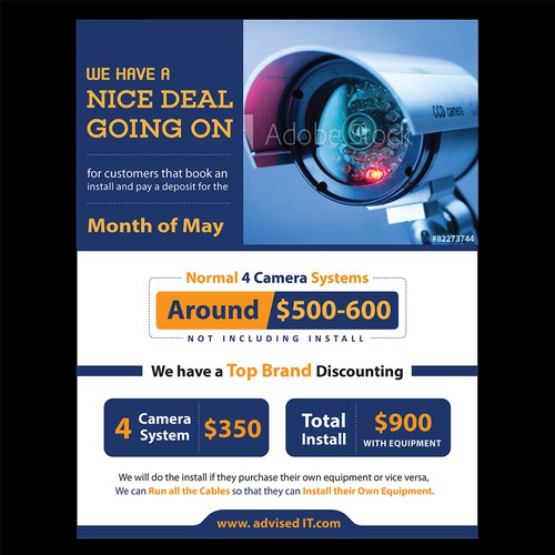 Security Camera Flyer