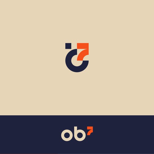Logo design for tech company called OB7
