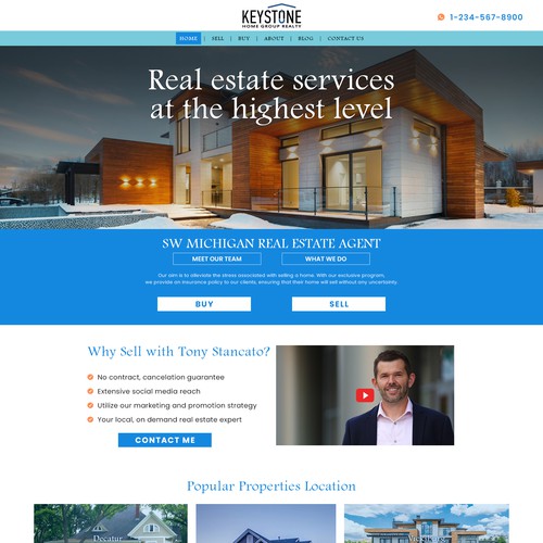 Real Estate Service Website