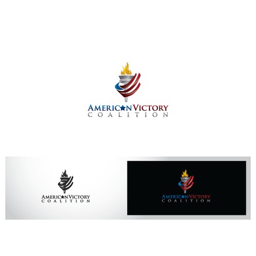 Civil Liberties org. needs logo for "American Victory Coalition"