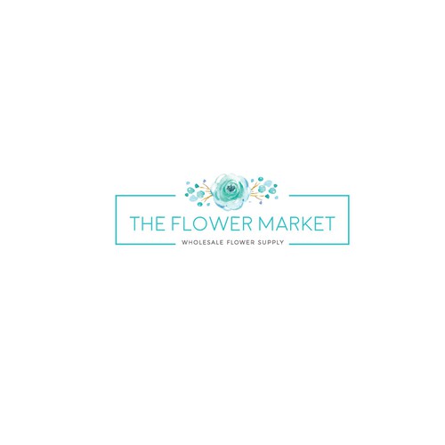 Logo design for the flower market
