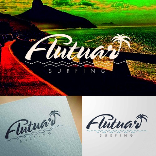 Create an illustration of a classic surfboard conveying the sense that is floating