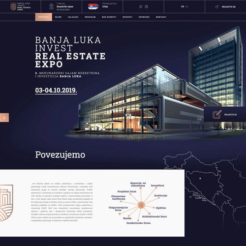 Website for Real Estate Expo
