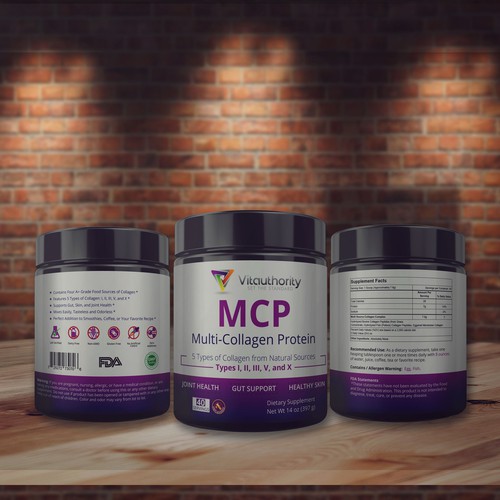 Label design for Multi-Collagen Protein