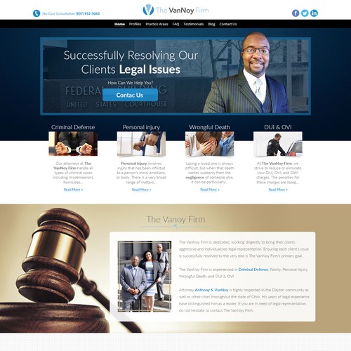 Diseño web VanNoy abogados