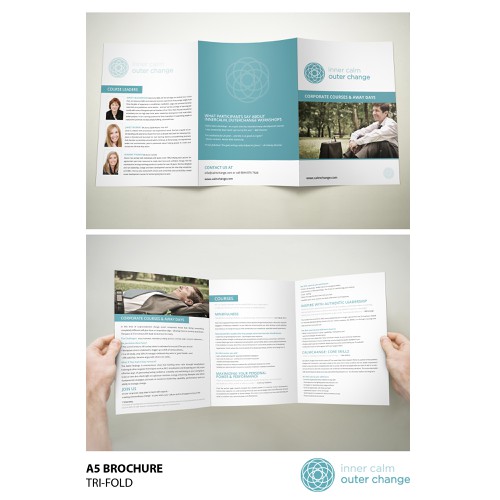 brochure design for InnerCalm_OuterChange