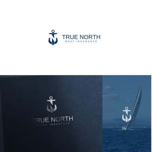 logo concept for boat insurance company