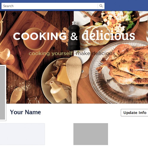 Cooking & delicious facebook cover