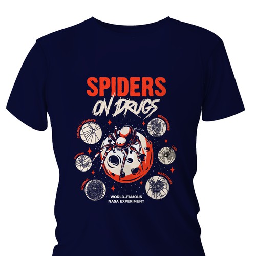 Spider on Drugs - T shirt