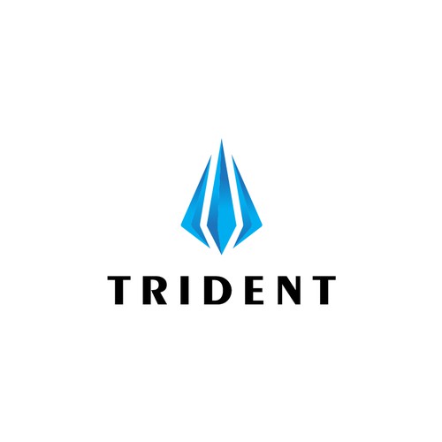 Logo for Trident company.
