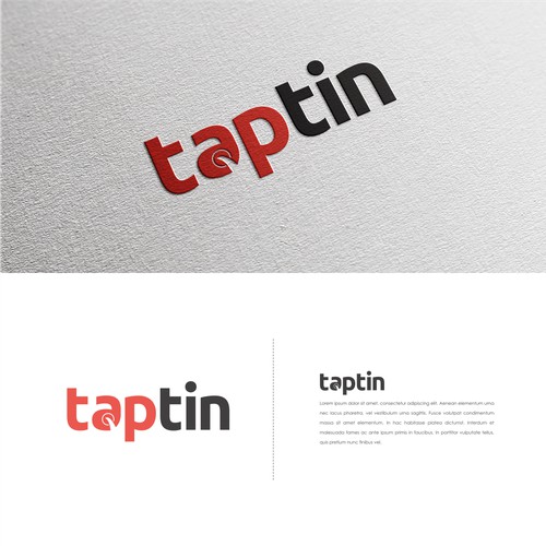 Abstract logo for taptin