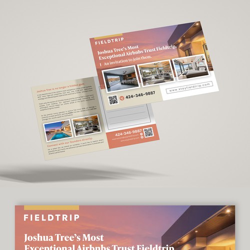 Postcard for airbnb / short term rental management