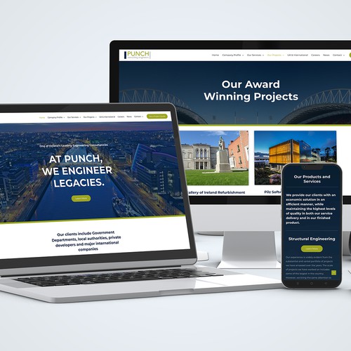 Website Development for PUNCH Consulting Engineers