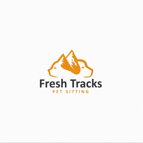 Fresh Tracks logo concept.