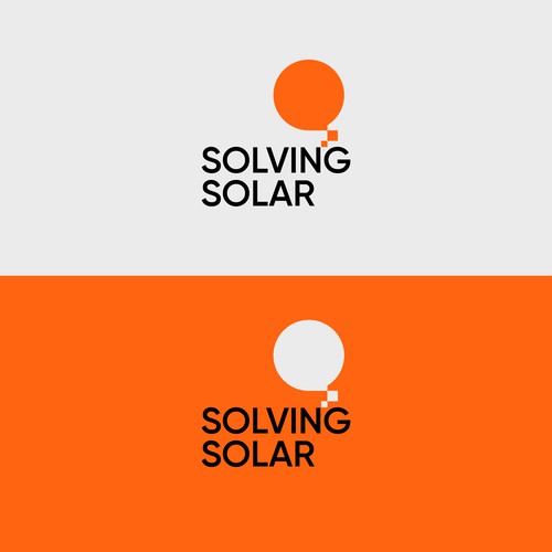 Logo for a website about solar energy