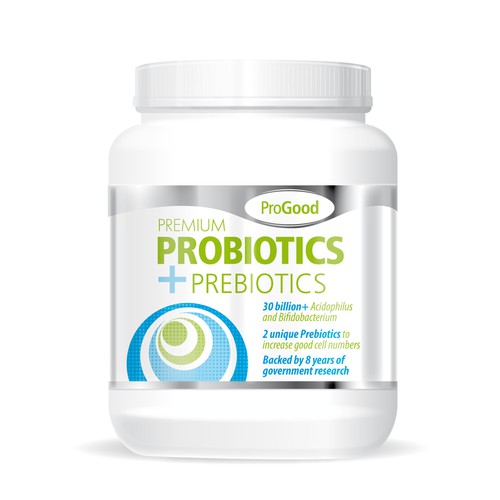 Logo & Label Design for ProGood Probiotics