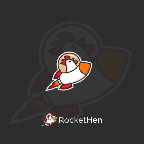 Rocket Hen Logo