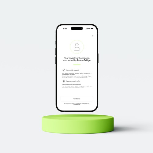 BrokerBridge – Secure Investment Account UI