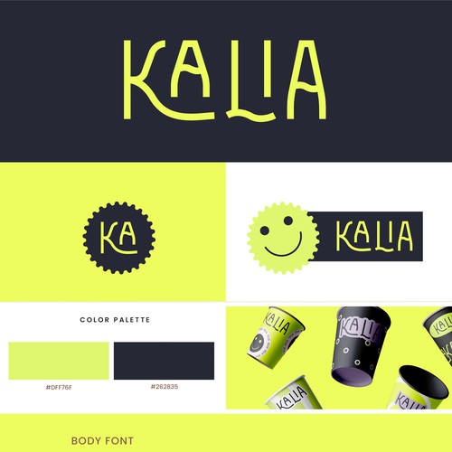 my recent work for kalia brand which was ordered on fiverr